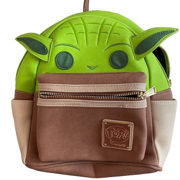 Loungefly Funko Pop Star Wars Yoda Figural Mini Backpack The Child main image 10